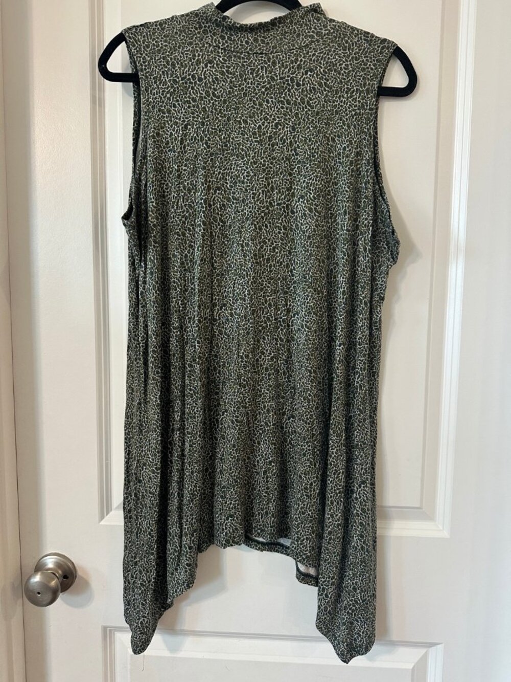 LOGO by Lori Goldstein Animal Print Sleeveless Tunic Women's XL